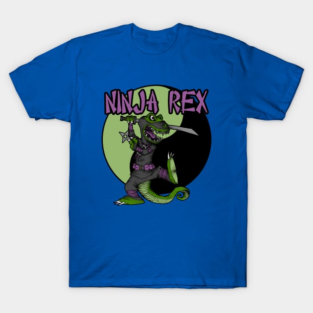 Ninja Rex Ying-Yang T-Shirt by inkninja